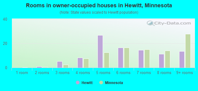 Rooms in owner-occupied houses in Hewitt, Minnesota