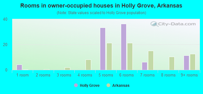 Rooms in owner-occupied houses in Holly Grove, Arkansas