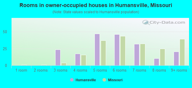 Rooms in owner-occupied houses in Humansville, Missouri