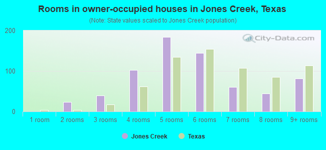Rooms in owner-occupied houses in Jones Creek, Texas