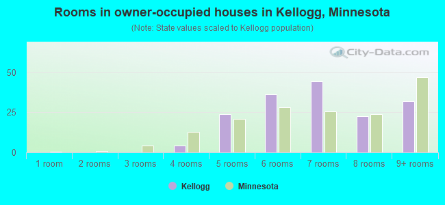 Rooms in owner-occupied houses in Kellogg, Minnesota