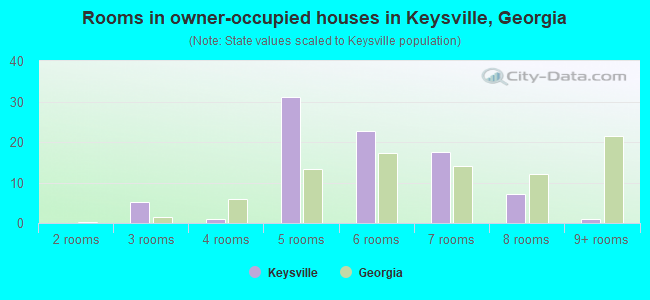 Rooms in owner-occupied houses in Keysville, Georgia