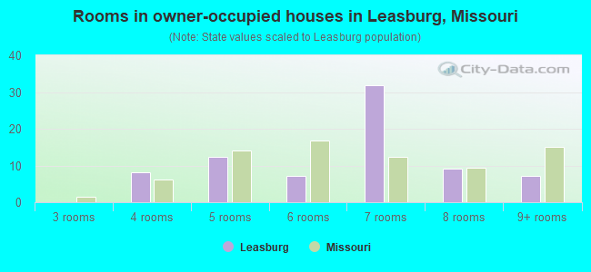 Rooms in owner-occupied houses in Leasburg, Missouri