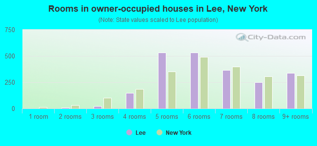 Rooms in owner-occupied houses in Lee, New York