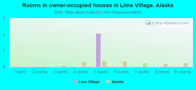 Rooms in owner-occupied houses in Lime Village, Alaska