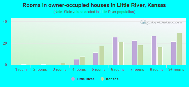 Rooms in owner-occupied houses in Little River, Kansas