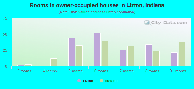 Rooms in owner-occupied houses in Lizton, Indiana