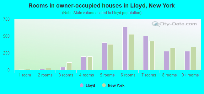 Rooms in owner-occupied houses in Lloyd, New York