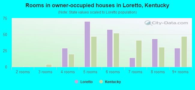Rooms in owner-occupied houses in Loretto, Kentucky