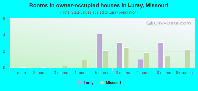 Rooms in owner-occupied houses in Luray, Missouri
