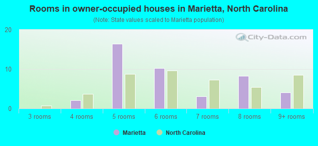 Rooms in owner-occupied houses in Marietta, North Carolina