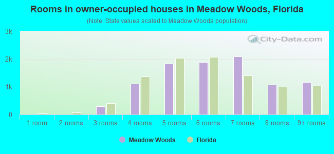 Rooms in owner-occupied houses in Meadow Woods, Florida