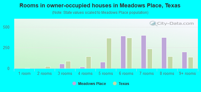 Rooms in owner-occupied houses in Meadows Place, Texas