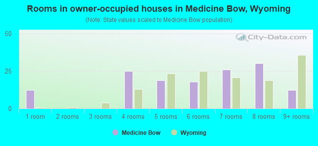 Rooms in owner-occupied houses in Medicine Bow, Wyoming
