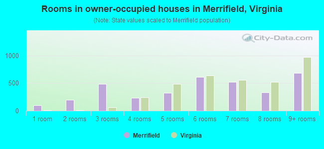 Rooms in owner-occupied houses in Merrifield, Virginia