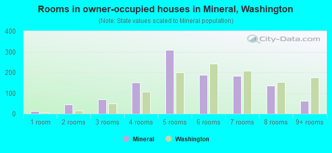 Rooms in owner-occupied houses in Mineral, Washington