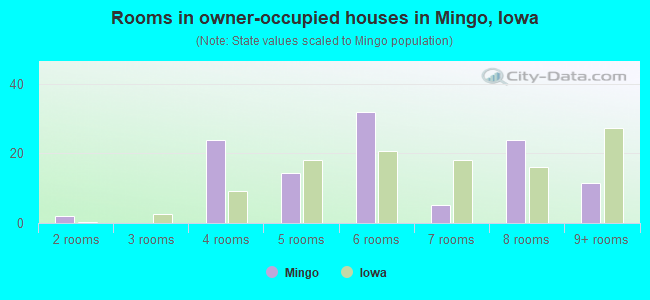 Rooms in owner-occupied houses in Mingo, Iowa