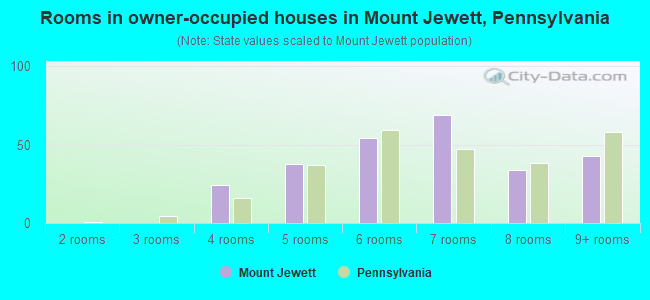 Rooms in owner-occupied houses in Mount Jewett, Pennsylvania