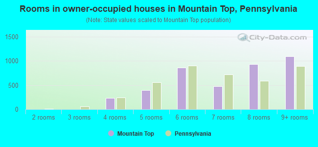 Rooms in owner-occupied houses in Mountain Top, Pennsylvania