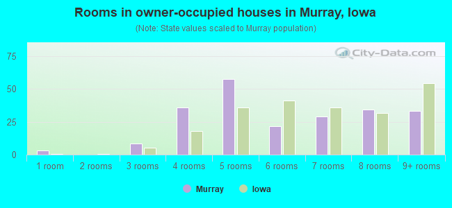 Rooms in owner-occupied houses in Murray, Iowa