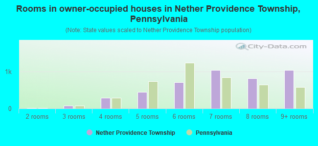 Rooms in owner-occupied houses in Nether Providence Township, Pennsylvania