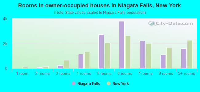 Rooms in owner-occupied houses in Niagara Falls, New York