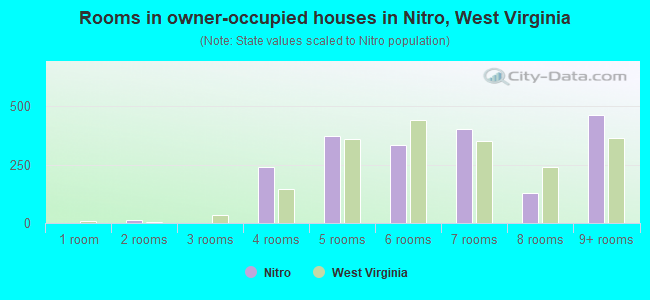 Rooms in owner-occupied houses in Nitro, West Virginia