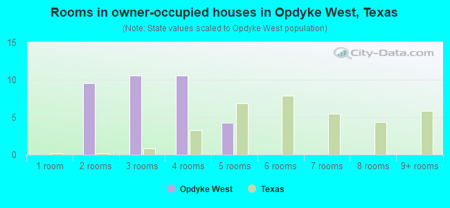 Rooms in owner-occupied houses in Opdyke West, Texas