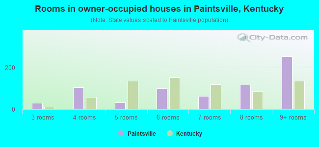 Rooms in owner-occupied houses in Paintsville, Kentucky