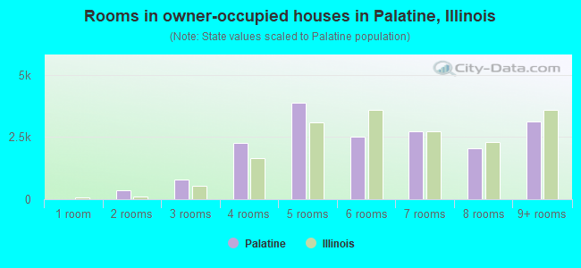 Rooms in owner-occupied houses in Palatine, Illinois