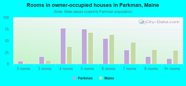 Rooms in owner-occupied houses in Parkman, Maine