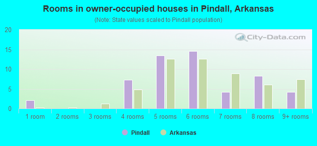Rooms in owner-occupied houses in Pindall, Arkansas