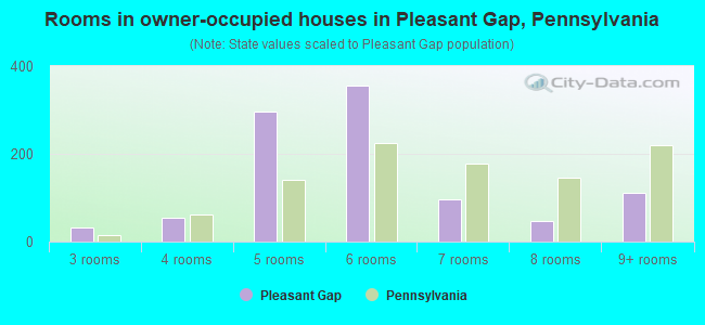 Rooms in owner-occupied houses in Pleasant Gap, Pennsylvania