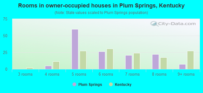 Rooms in owner-occupied houses in Plum Springs, Kentucky