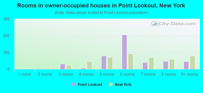 Rooms in owner-occupied houses in Point Lookout, New York