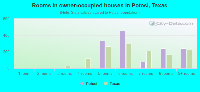 Rooms in owner-occupied houses in Potosi, Texas