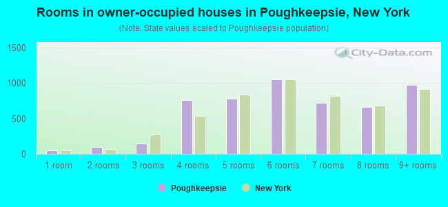 Rooms in owner-occupied houses in Poughkeepsie, New York
