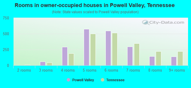 Rooms in owner-occupied houses in Powell Valley, Tennessee