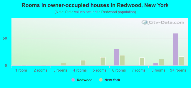 Rooms in owner-occupied houses in Redwood, New York