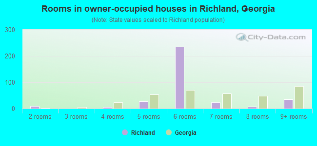 Rooms in owner-occupied houses in Richland, Georgia