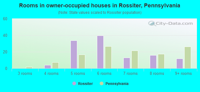 Rooms in owner-occupied houses in Rossiter, Pennsylvania
