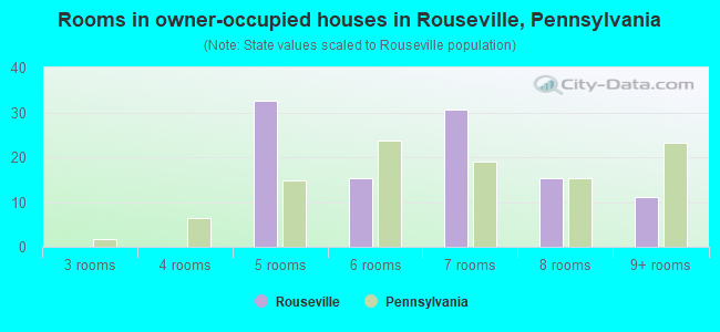 Rooms in owner-occupied houses in Rouseville, Pennsylvania