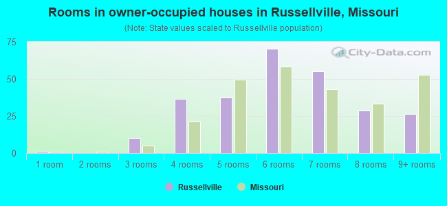 Rooms in owner-occupied houses in Russellville, Missouri