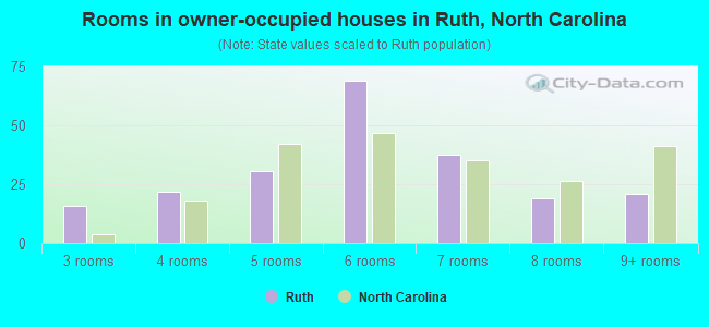 Rooms in owner-occupied houses in Ruth, North Carolina