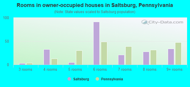 Rooms in owner-occupied houses in Saltsburg, Pennsylvania