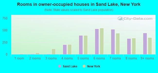 Rooms in owner-occupied houses in Sand Lake, New York