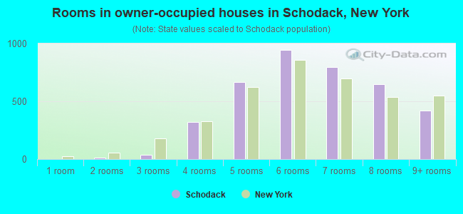 Rooms in owner-occupied houses in Schodack, New York