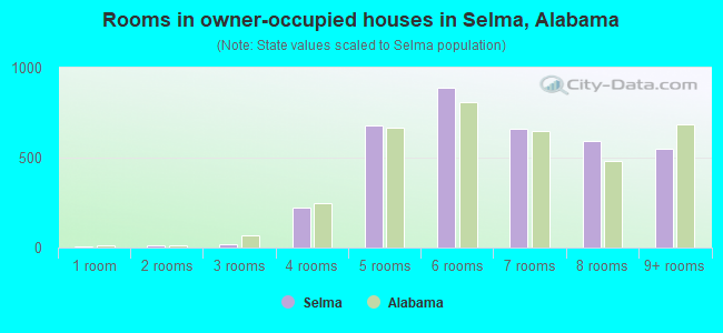 Rooms in owner-occupied houses in Selma, Alabama