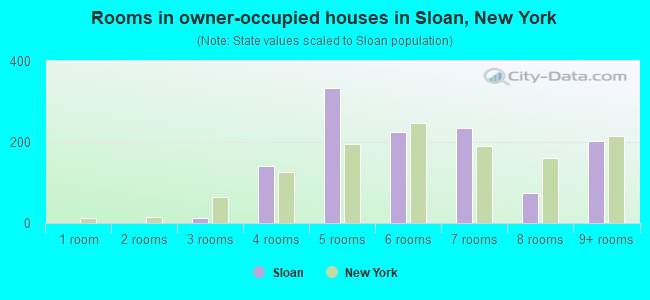 Rooms in owner-occupied houses in Sloan, New York