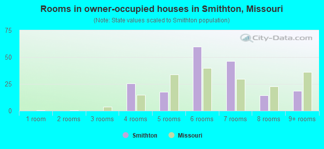Rooms in owner-occupied houses in Smithton, Missouri